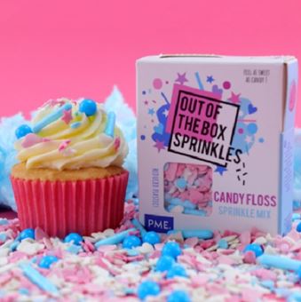 Picture of OUT OF THE BOX CANDY FLOSS SPRINKLES MIX 60G